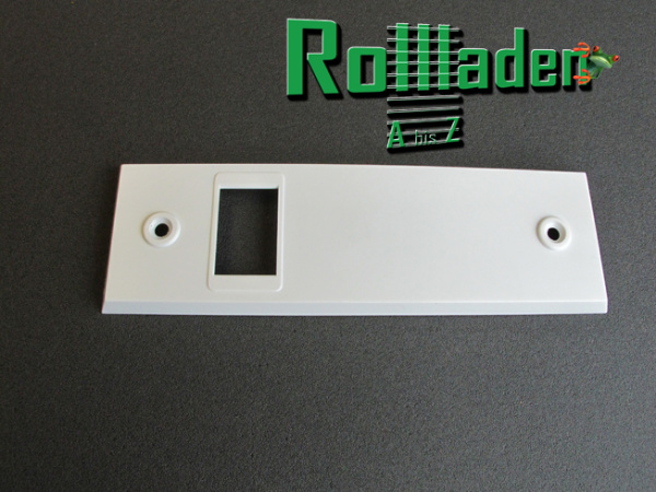 Selve Abdeckblende für Einlassgurtwickler, Lochabstand 160 mm, weiß